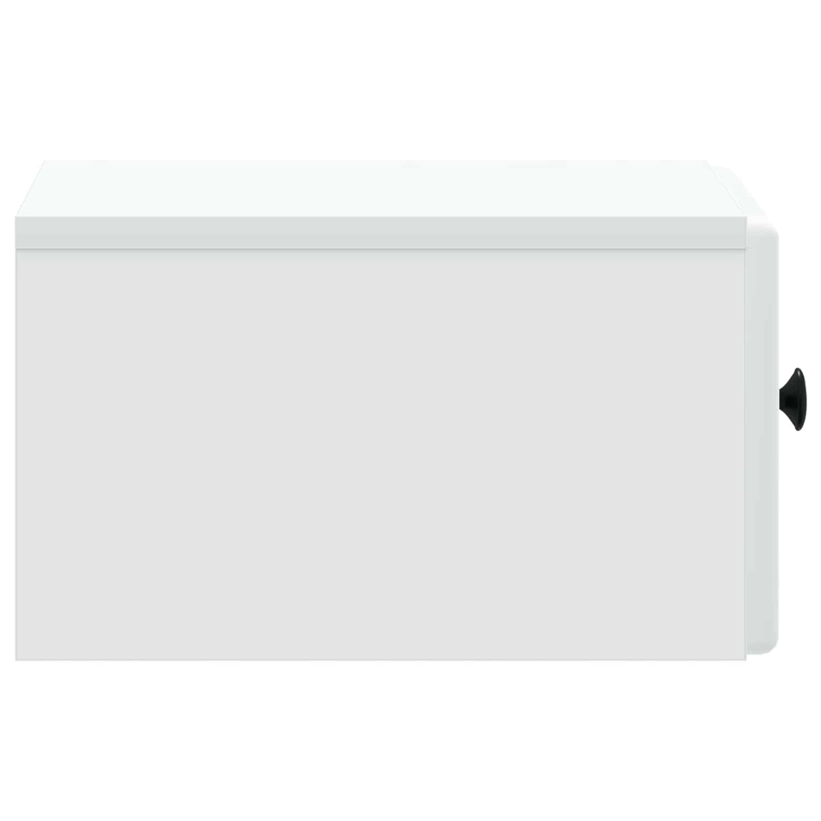Τοίχου Κρεμαστό Κομοδίνο 2 pcs Λευκό 34,5 x 33 x 20 εκ. - Pakobazaar