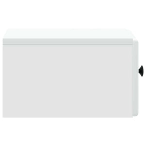 Τοίχου Κρεμαστό Κομοδίνο 2 pcs Λευκό 34,5 x 33 x 20 εκ. - Pakobazaar