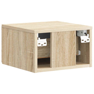 Τοίχου Κρεμαστό Κομοδίνο 2 pcs Sonoma Δρυς 34,5 x 33 x 20 εκ. - Pakobazaar