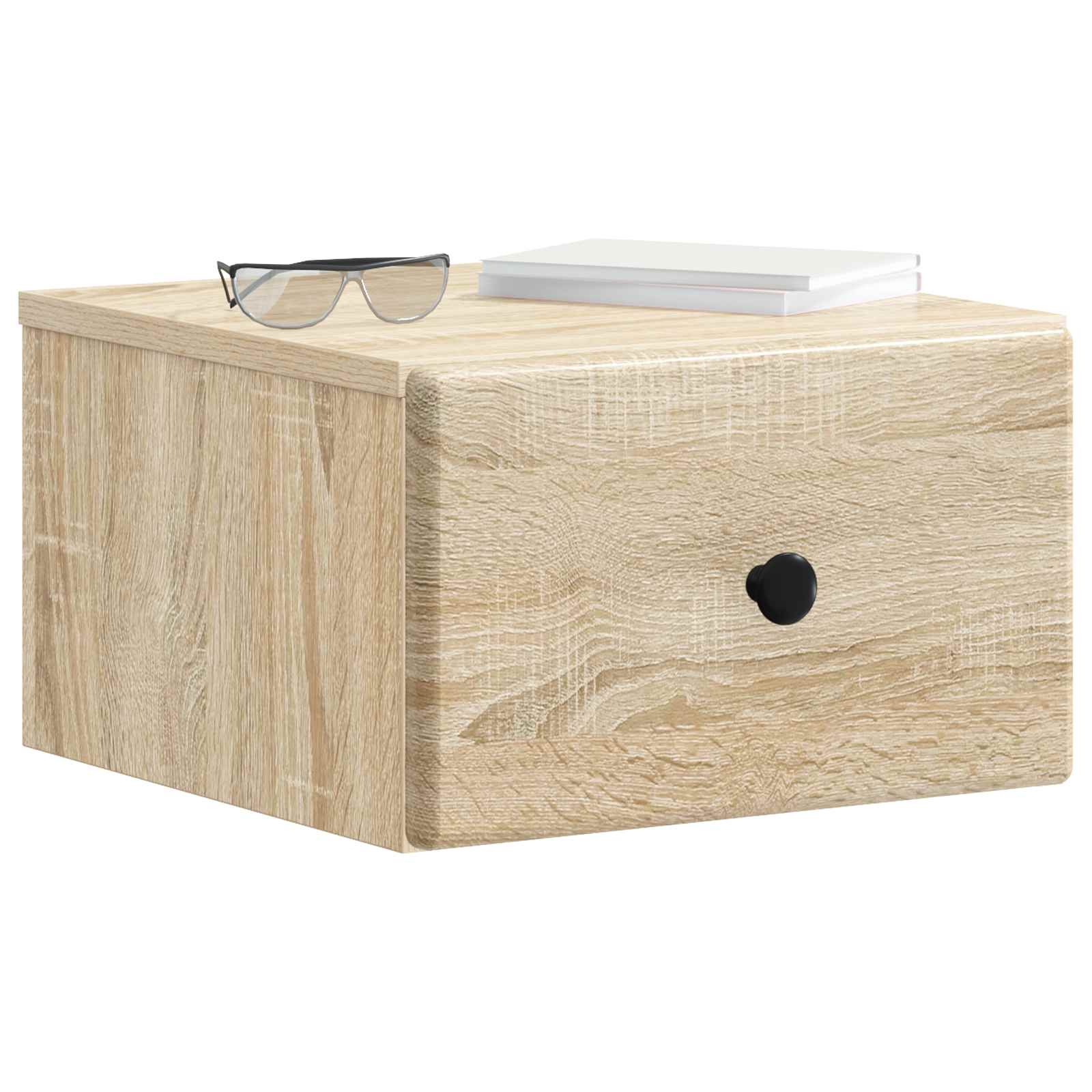 Τοίχου Κρεμαστό Κομοδίνο 2 pcs Sonoma Δρυς 34,5 x 33 x 20 εκ. - Pakobazaar