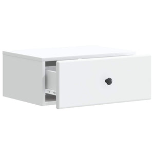 Τοίχου Κρεμαστό Κομοδίνο 2 pcs Λευκό 49 x 34,5 x 20 εκ. - Pakobazaar