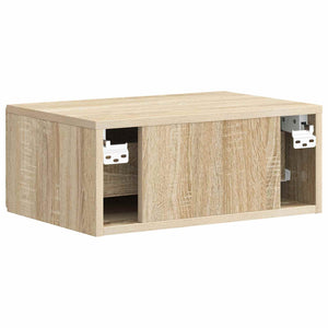 Τοίχου Κρεμαστό Κομοδίνο Sonoma Δρυς 49 x 34,5 x 20 εκ. - Pakobazaar