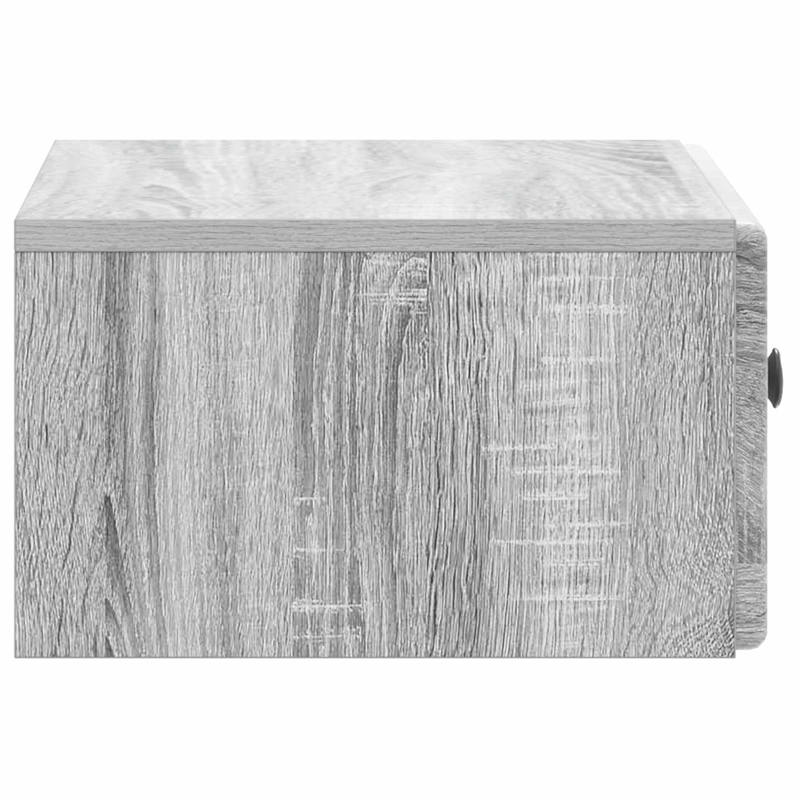 Τοίχου Κρεμαστό Κομοδίνο Γκρι Sonoma 49 x 34,5 x 20 εκ. - Pakobazaar