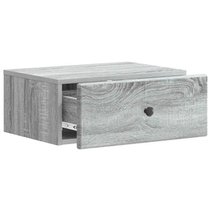 Τοίχου Κρεμαστό Κομοδίνο 2 pcs Γκρι Sonoma 49 x 34,5 x 20 εκ. - Pakobazaar