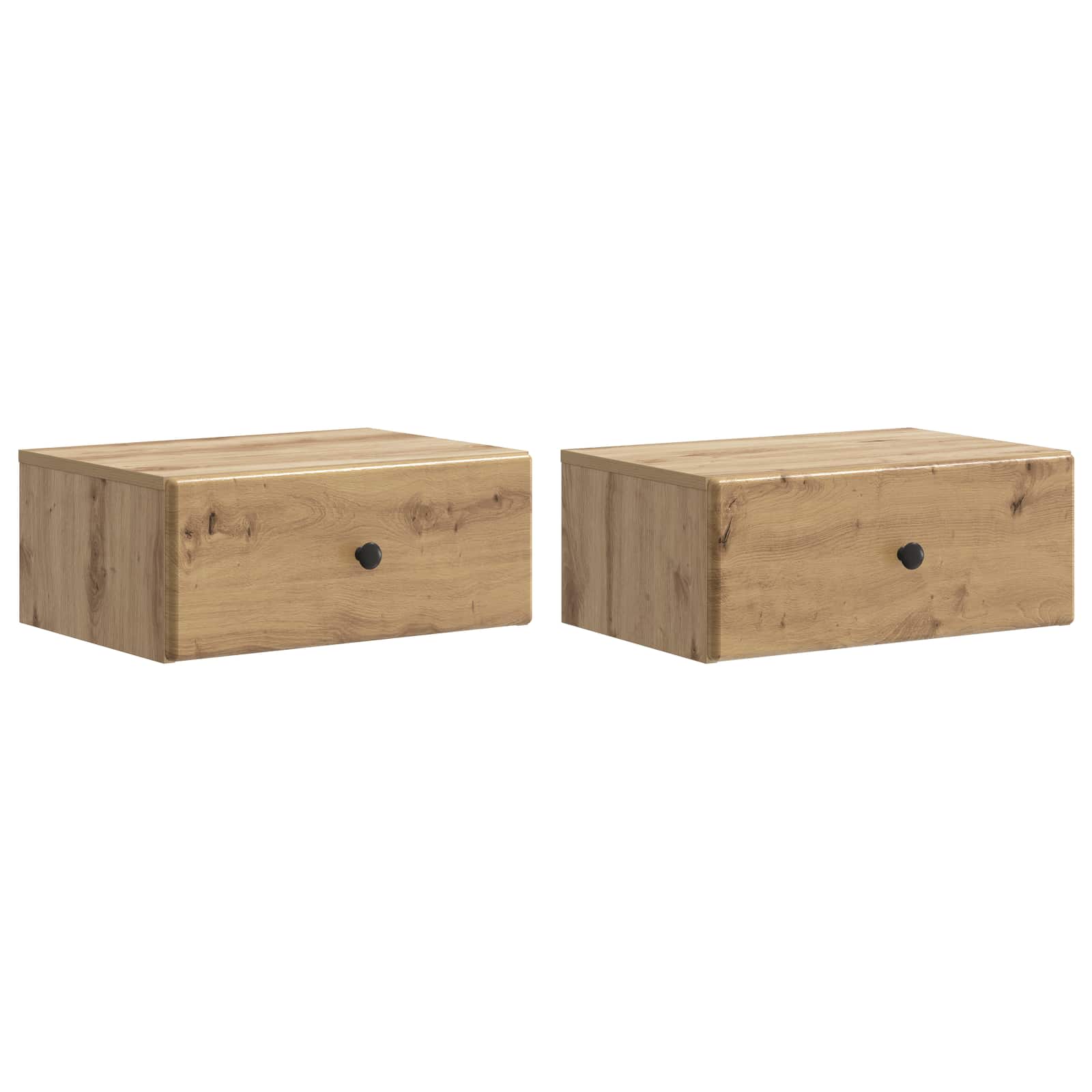 Τοίχου Κρεμαστό Κομοδίνο 2 pcs Artisan Δρυς 49 x 34,5 x 20 εκ. - Pakobazaar