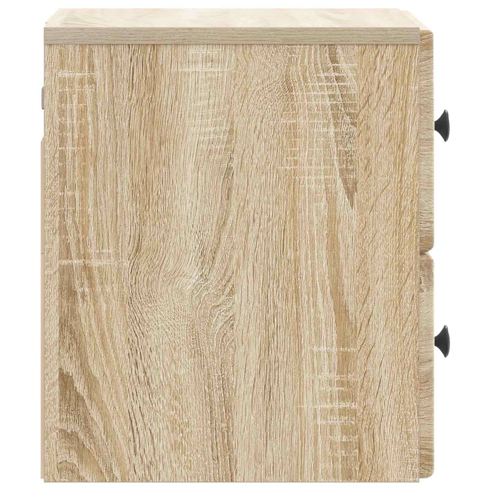 Τοίχου Κρεμαστό Κομοδίνο Sonoma Δρυς 34,5 x 33 x 40 εκ - Pakobazaar