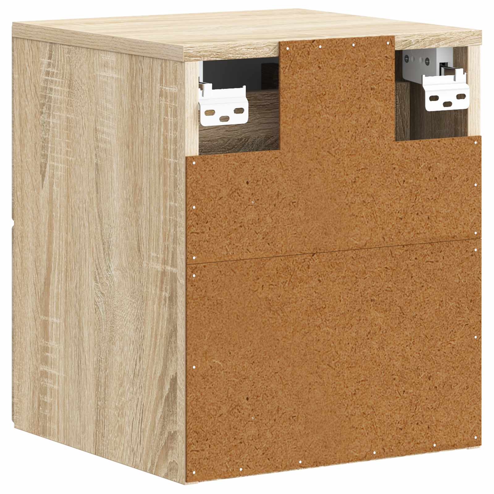 Τοίχου Κρεμαστό Κομοδίνο 2 pcs Sonoma Δρυς 34,5 x 33 x 40 εκ - Pakobazaar