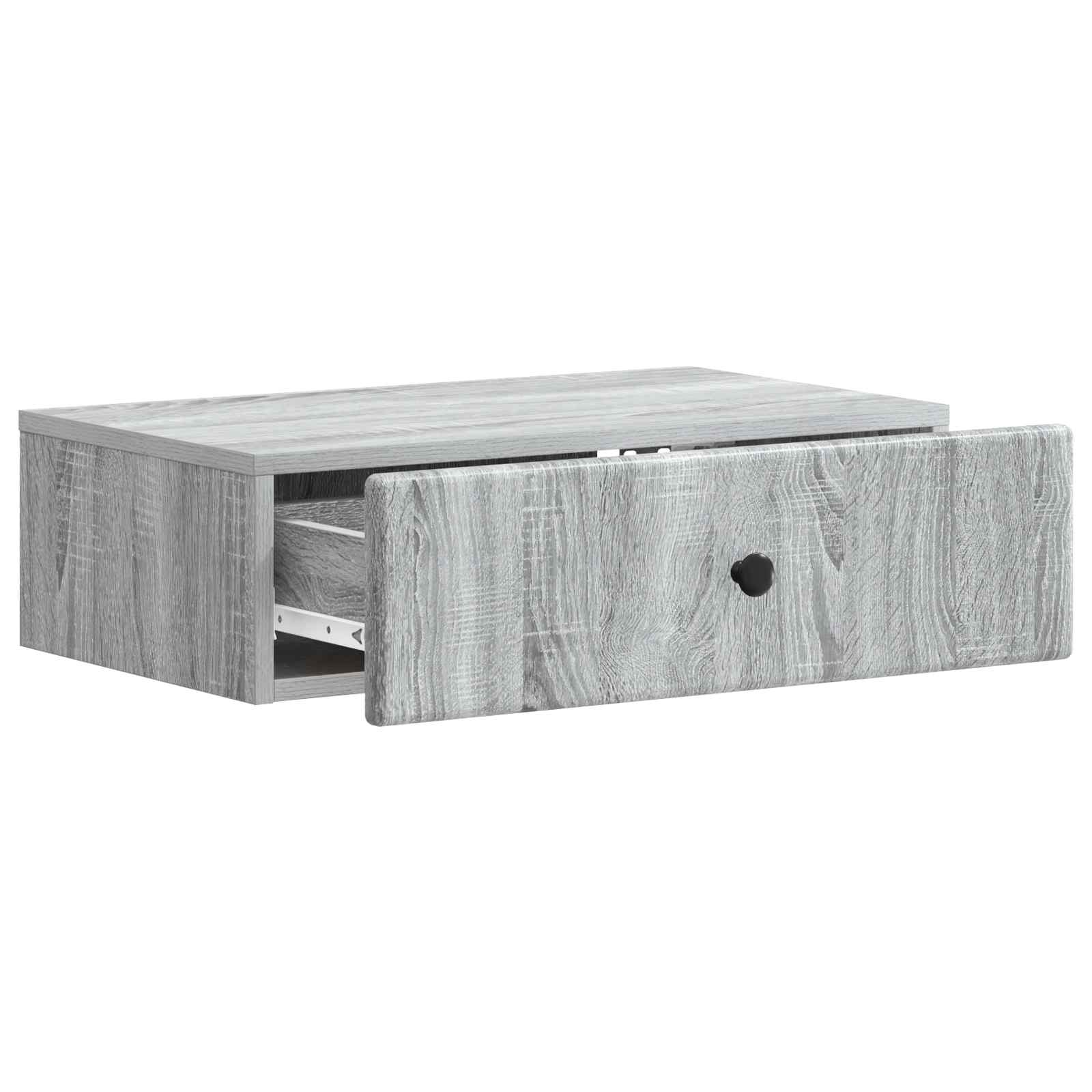 Τραπεζάκι Τοίχου Γκρι Sonoma 59 x 34,5 x 17 εκ. - Pakobazaar