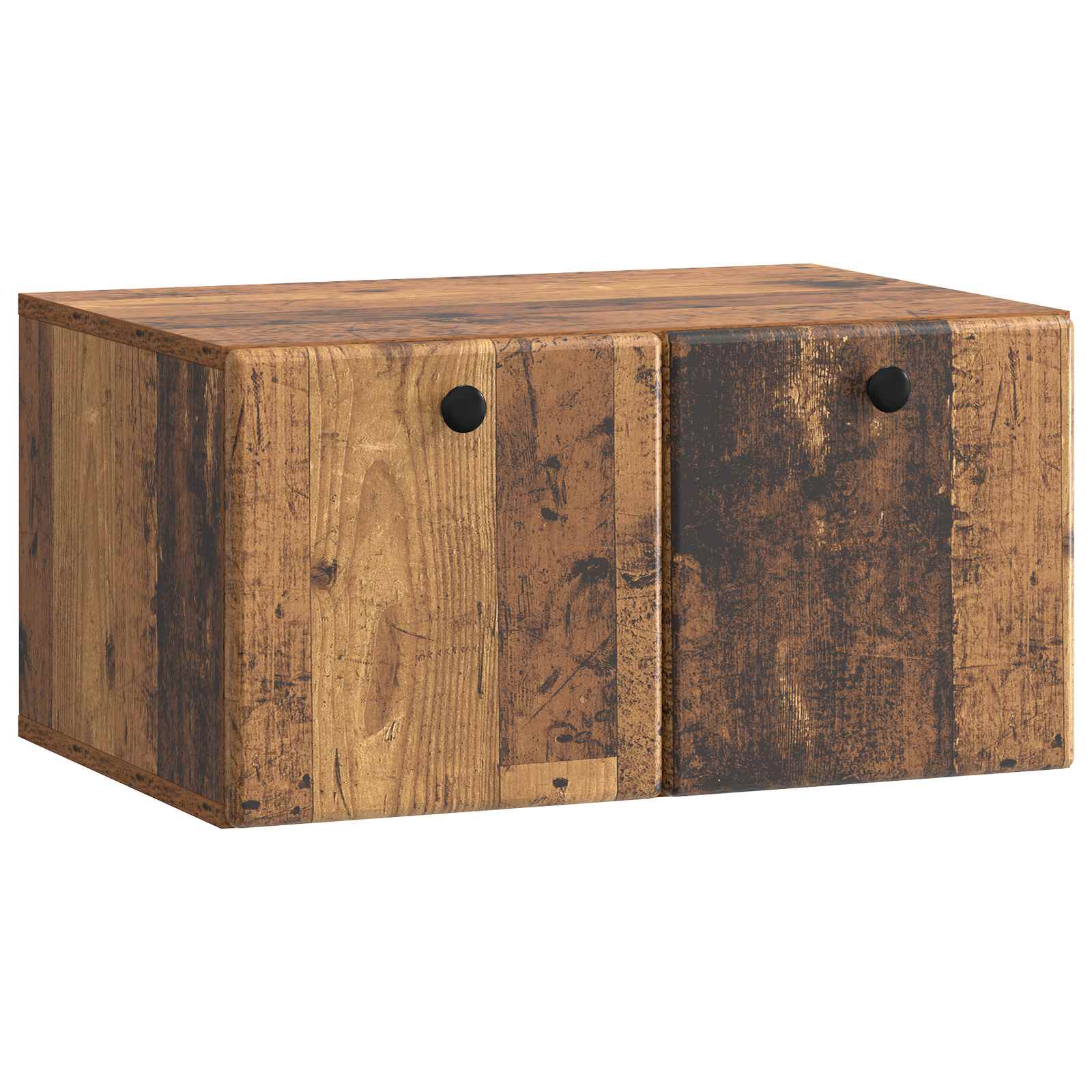 Τοποθετούμενος στον τοίχο τηλεοπτικός ερμάριος Παλαιωμένο ξύλο - Pakobazaar