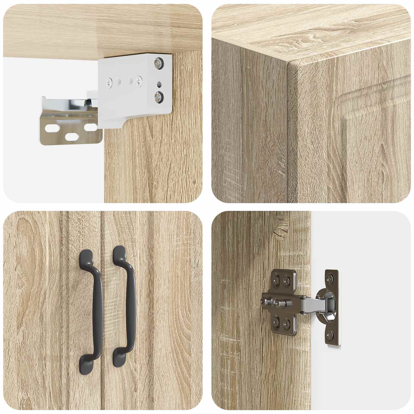 Τοίχου Ντουλάπα Sonoma Δρυς 59 x 31 x 60 εκ Επεξεργασμένο Ξύλο - Pakobazaar