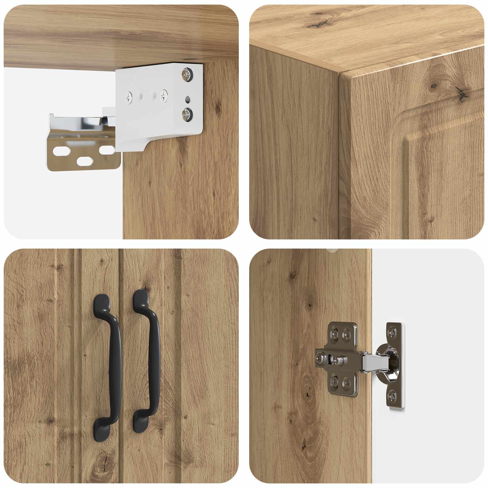 Τοίχου Ντουλάπα Artisan Δρυς 59 x 31 x 60 εκ Επεξεργασμένο Ξύλο - Pakobazaar