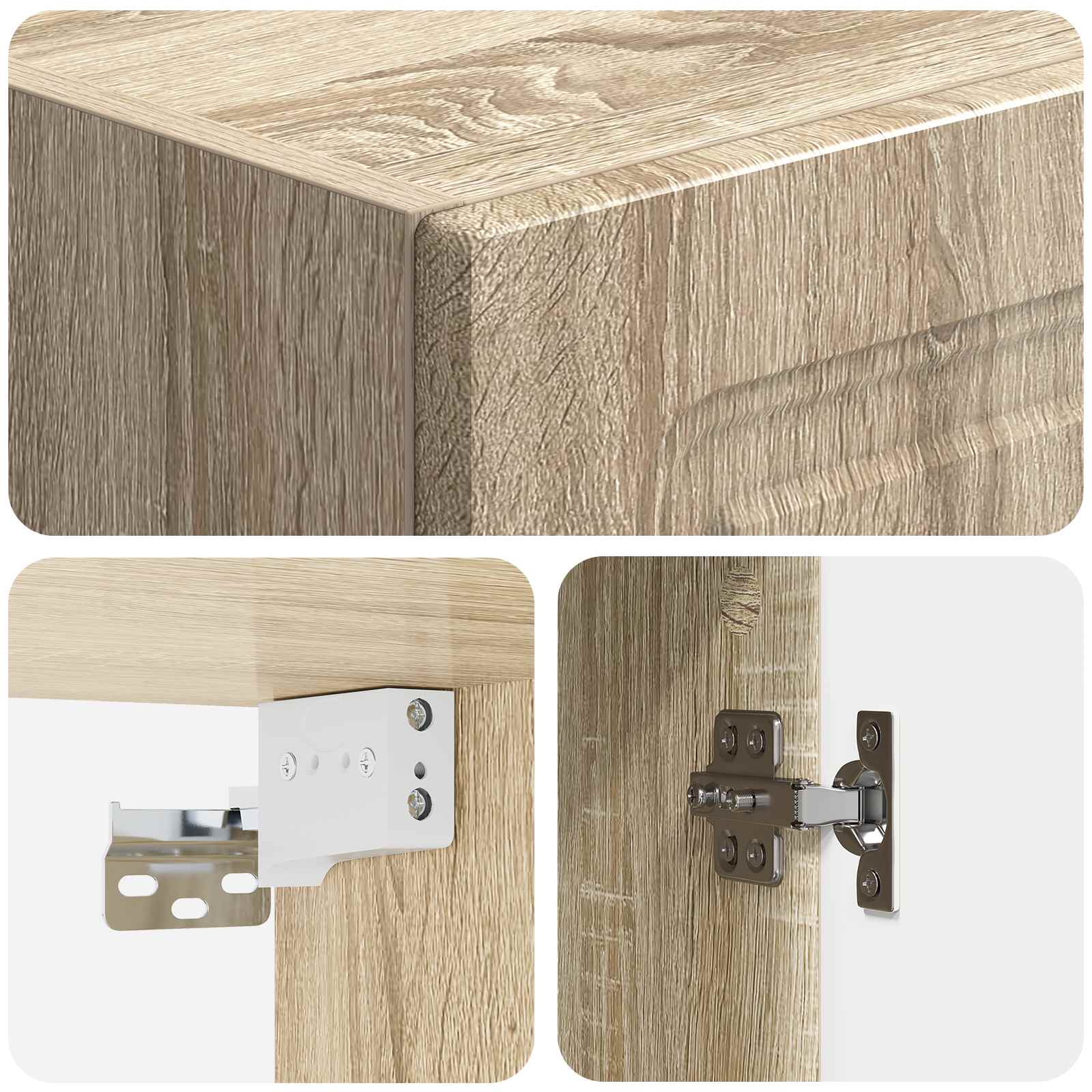 Τοίχου Ντουλάπα Sonoma Δρυς 33 x 34,5 x 90 εκ - Pakobazaar