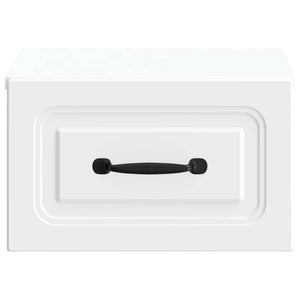 Τοίχου Κρεμαστό Κομοδίνο 2 pcs Λευκό 34,5 x 33 x 20 εκ. - Pakobazaar
