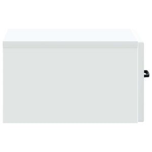 Τοίχου Κρεμαστό Κομοδίνο 2 pcs Λευκό 34,5 x 33 x 20 εκ. - Pakobazaar