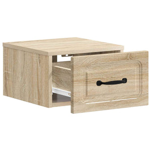 Τοίχου Κρεμαστό Κομοδίνο 2 pcs Sonoma Δρυς 34,5 x 33 x 20 εκ. - Pakobazaar