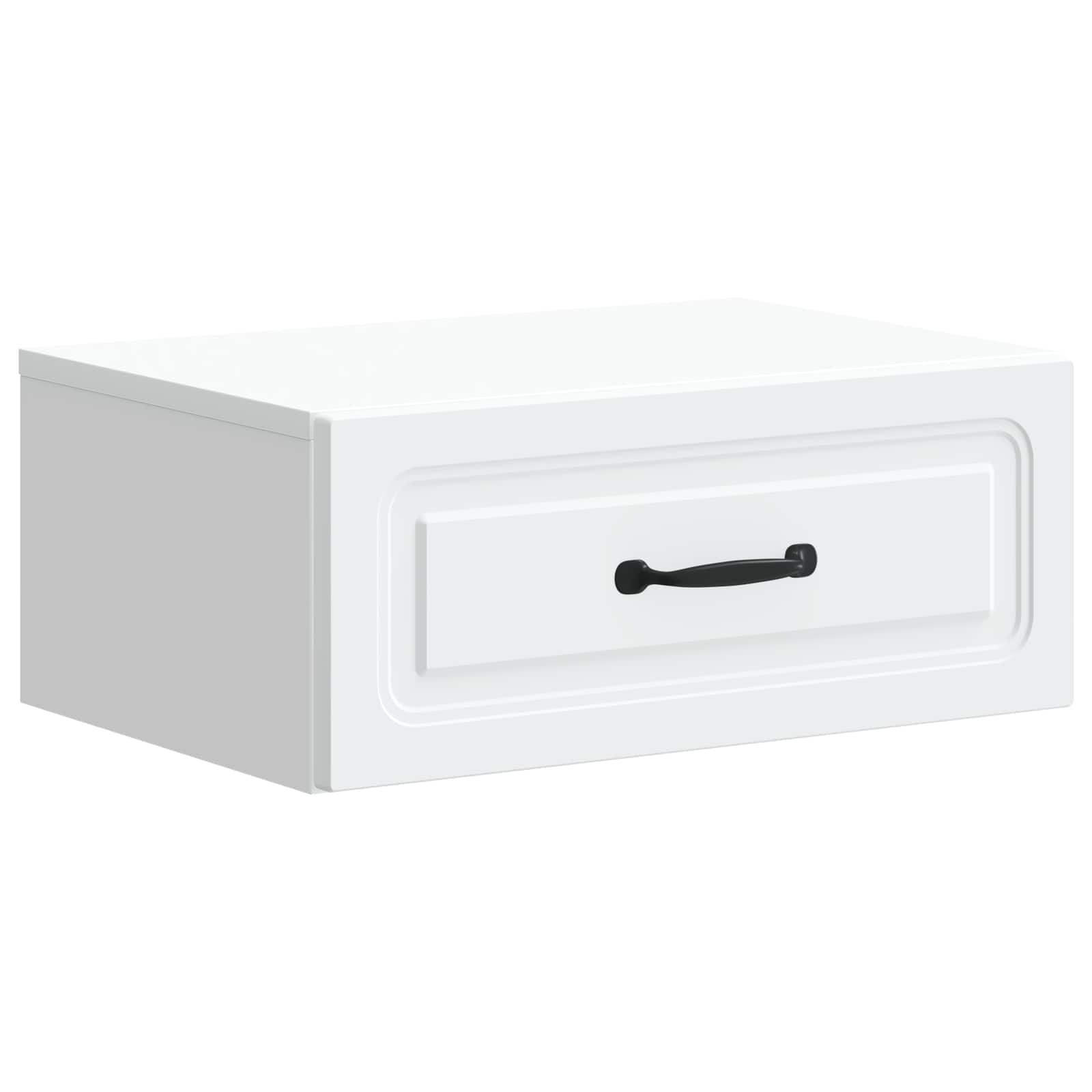 Τοίχου Κρεμαστό Κομοδίνο 2 pcs Λευκό 49 x 34,5 x 20 εκ. - Pakobazaar