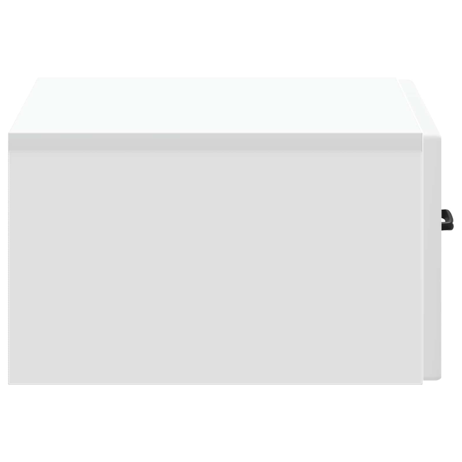Τοίχου Κρεμαστό Κομοδίνο 2 pcs Λευκό 49 x 34,5 x 20 εκ. - Pakobazaar