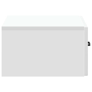 Τοίχου Κρεμαστό Κομοδίνο 2 pcs Λευκό 49 x 34,5 x 20 εκ. - Pakobazaar