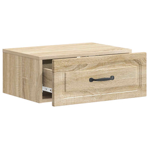 Τοίχου Κρεμαστό Κομοδίνο 2 pcs Sonoma Δρυς 49 x 34,5 x 20 εκ. - Pakobazaar