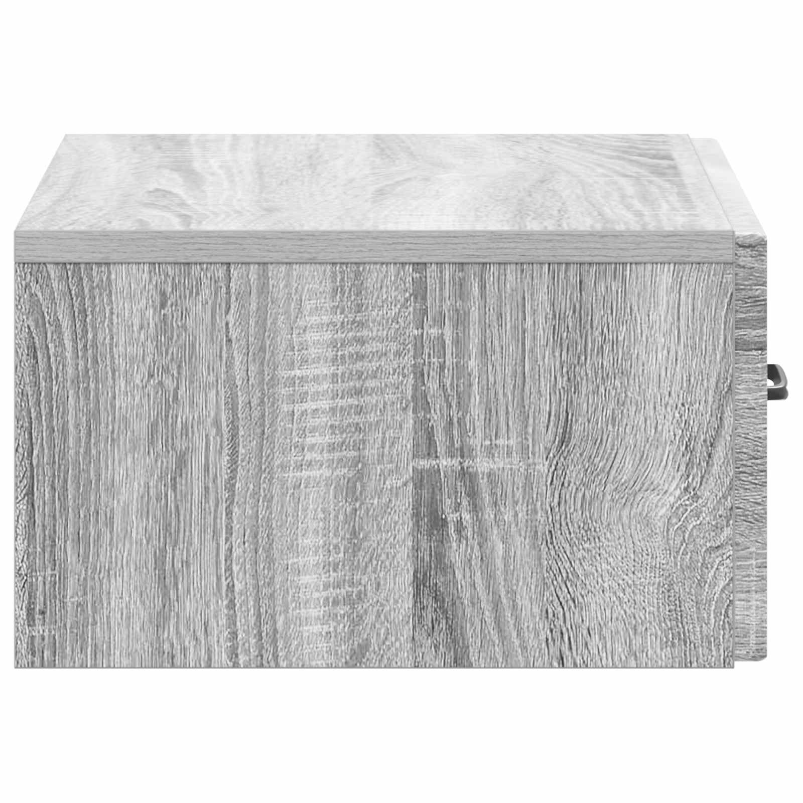 Τοίχου Κρεμαστό Κομοδίνο Γκρι Sonoma 49 x 34,5 x 20 εκ. - Pakobazaar