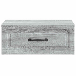 Τοίχου Κρεμαστό Κομοδίνο 2 pcs Γκρι Sonoma 49 x 34,5 x 20 εκ. - Pakobazaar