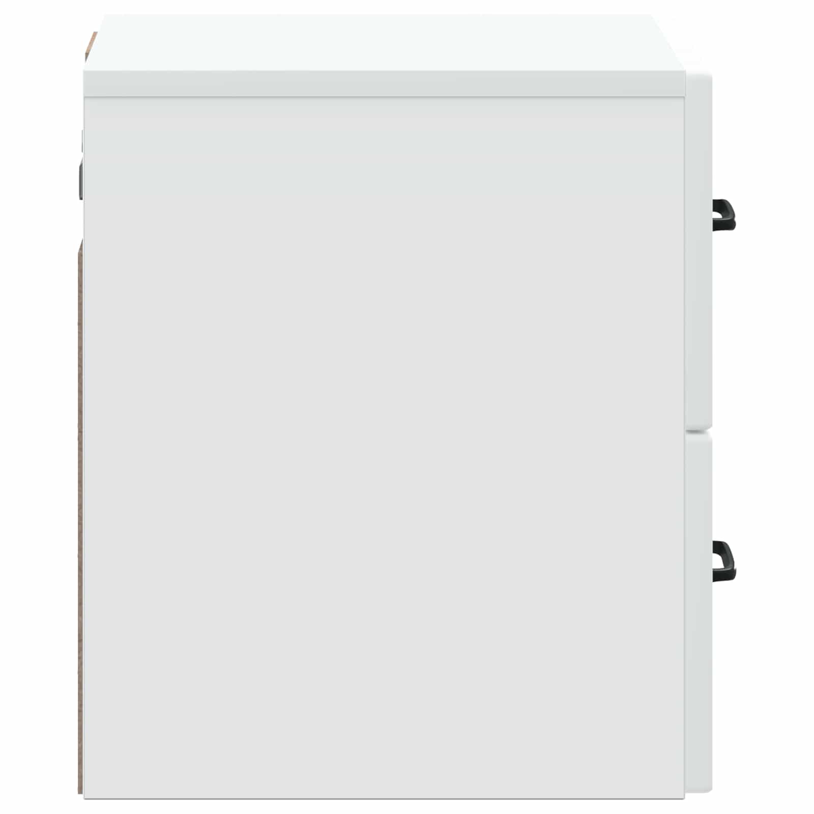 Τοίχου Κρεμαστό Κομοδίνο 2 pcs Λευκό 34,5 x 33 x 40 εκ - Pakobazaar