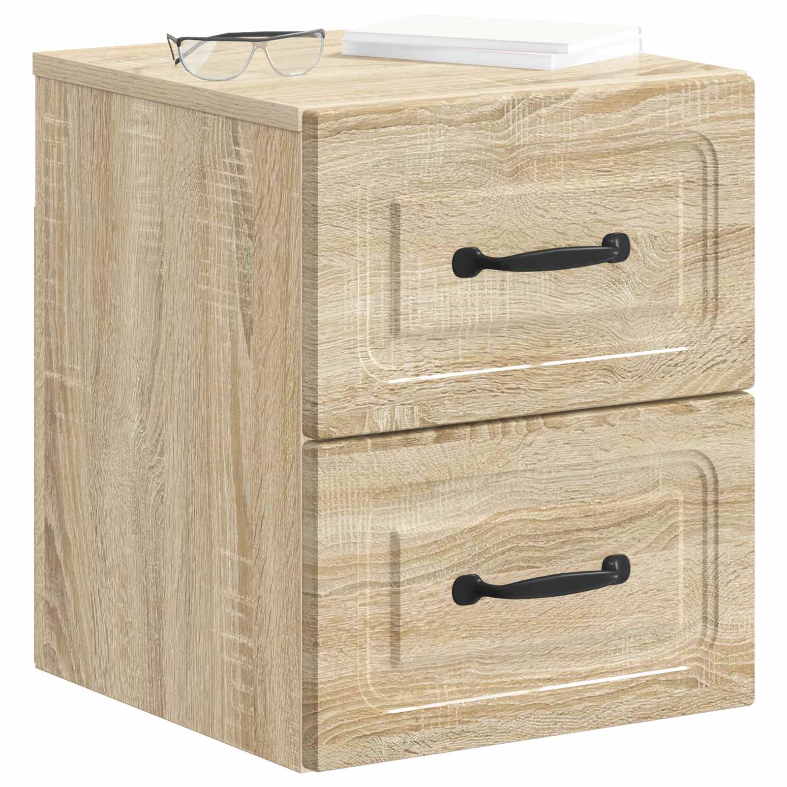 Τοίχου Κρεμαστό Κομοδίνο Sonoma Δρυς 34,5 x 33 x 40 εκ - Pakobazaar