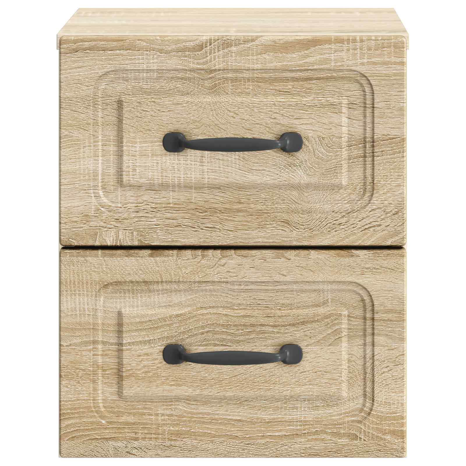 Τοίχου Κρεμαστό Κομοδίνο 2 pcs Sonoma Δρυς 34,5 x 33 x 40 εκ - Pakobazaar
