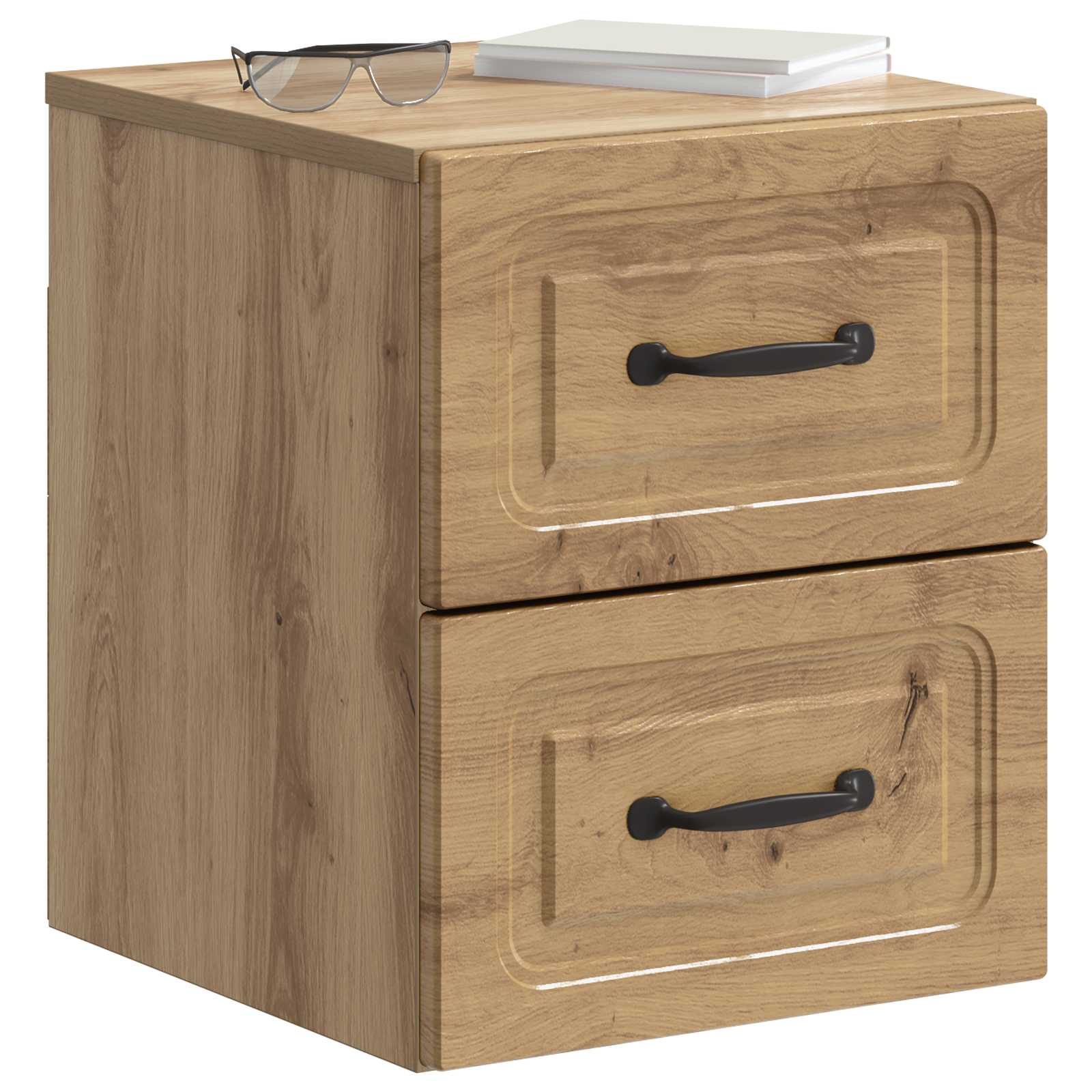 Τοίχου Κρεμαστό Κομοδίνο Artisan Δρυς 34,5 x 33 x 40 εκ - Pakobazaar