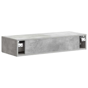 Τραπεζάκι Τοίχου Γκρι Σκυροδέματος 87,5 x 34,5 x 17 εκ. - Pakobazaar