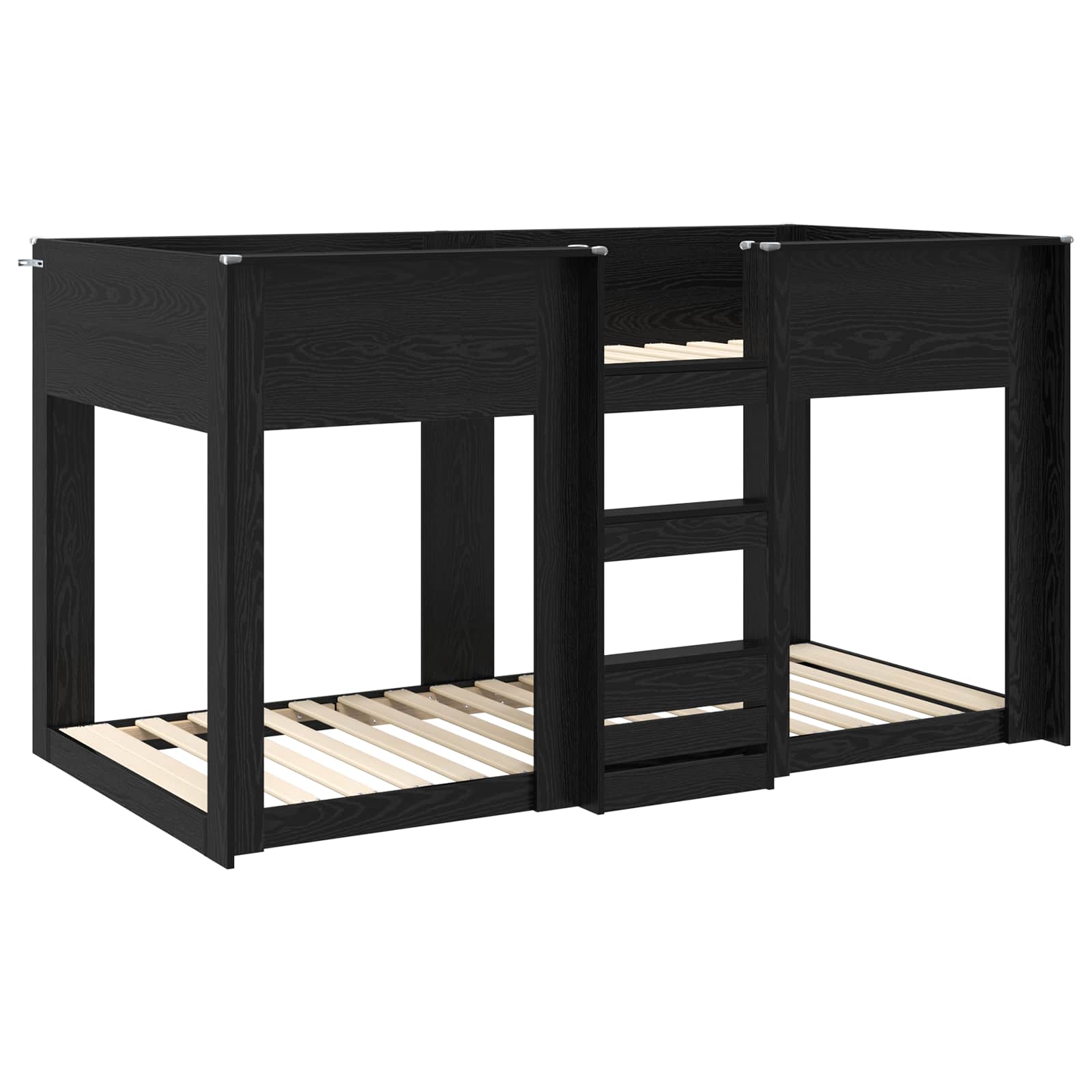 Κρεβάτι Κουκέτα για Παιδιά Μαύρη Οξυά 90 x 190 cm - Pakobazaar