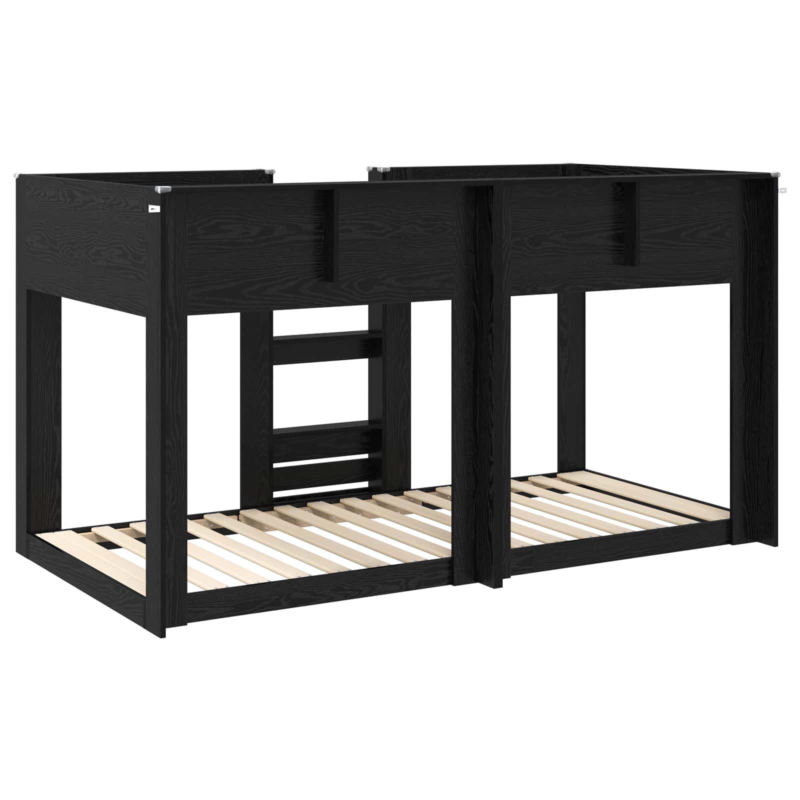 Κρεβάτι Κουκέτα για Παιδιά Μαύρη Οξυά 90 x 190 cm - Pakobazaar