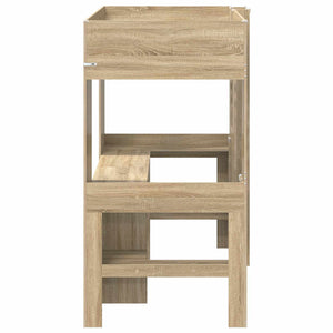 Σκελετός κουκέτας με γραφείο Δρύς Sonoma 90 x 190 cm - Pakobazaar