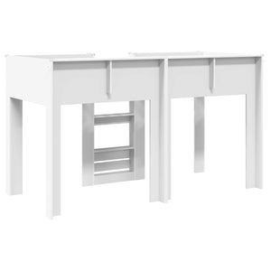 Κρεβάτι Κουκέτα για Παιδιά Λευκό 75 x 190 cm Επεξεργασμένο ξύλο - Pakobazaar