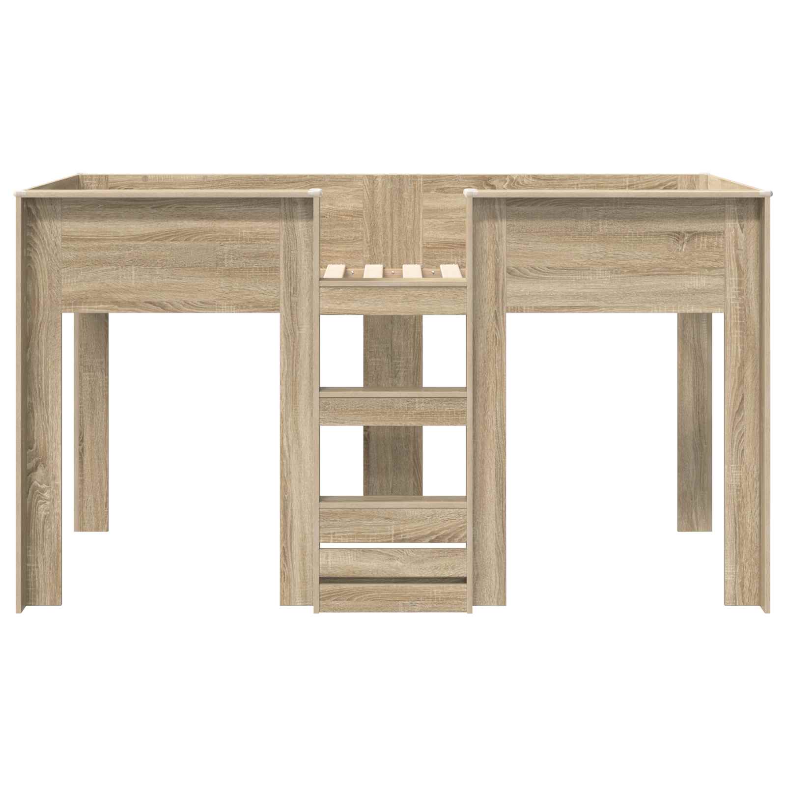 Κρεβάτι Κουκέτα για Παιδιά Δρύς Sonoma 75 x 190 cm - Pakobazaar
