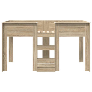 Κρεβάτι Κουκέτα για Παιδιά Δρύς Sonoma 75 x 190 cm - Pakobazaar