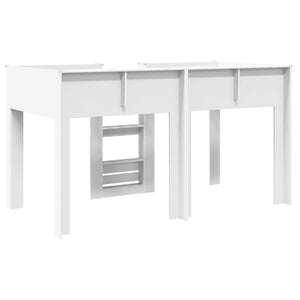 Κρεβάτι Κουκέτα για Παιδιά Λευκό 90 x 190 cm Επεξεργασμένο ξύλο - Pakobazaar