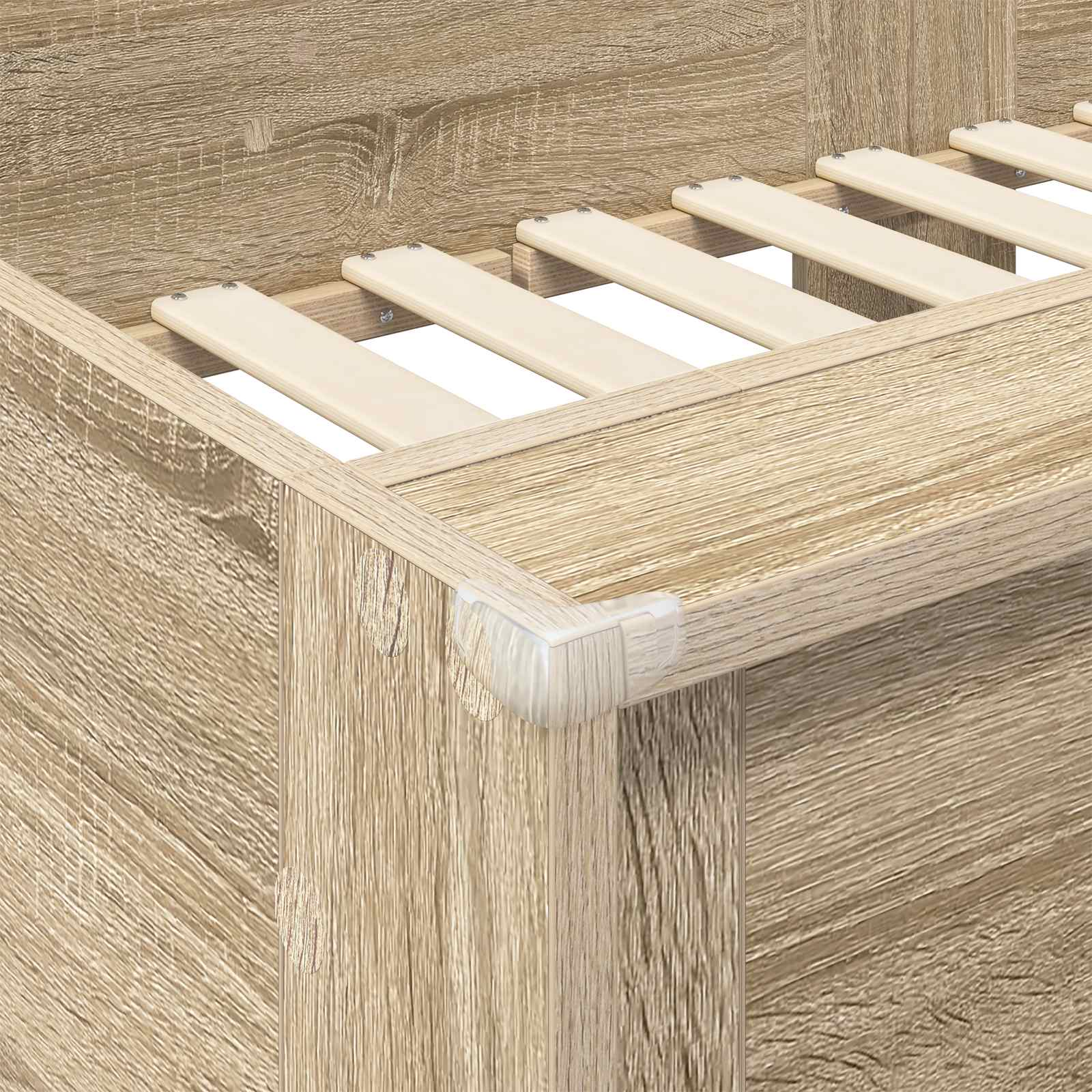 Κρεβάτι Κουκέτα για Παιδιά με στρώμα Δρύς Sonoma 100 x 200 cm