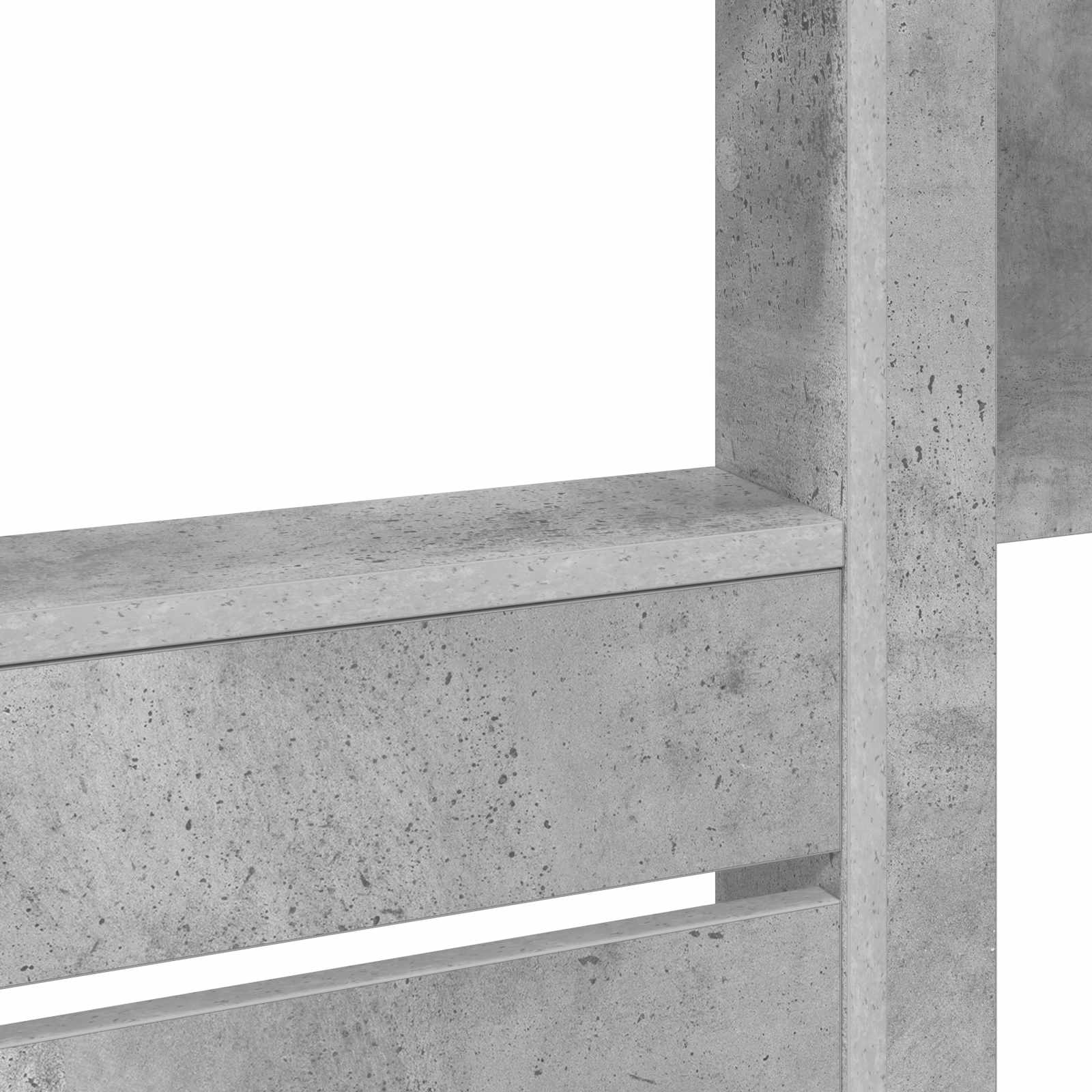 Κρεβάτι Κουκέτα για Παιδιά Σκυρόδεμα Γκρι 100 x 200 cm