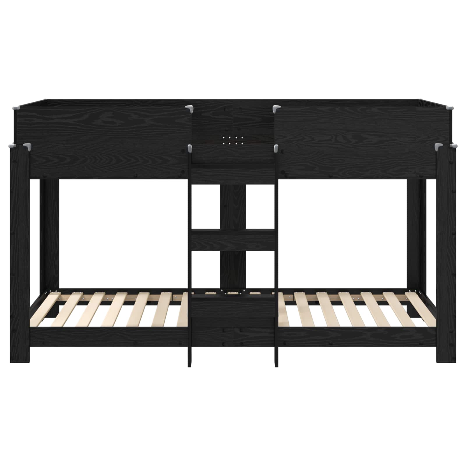 Κρεβάτι Κουκέτα για Παιδιά Μαύρη Οξυά 100 x 200 cm - Pakobazaar