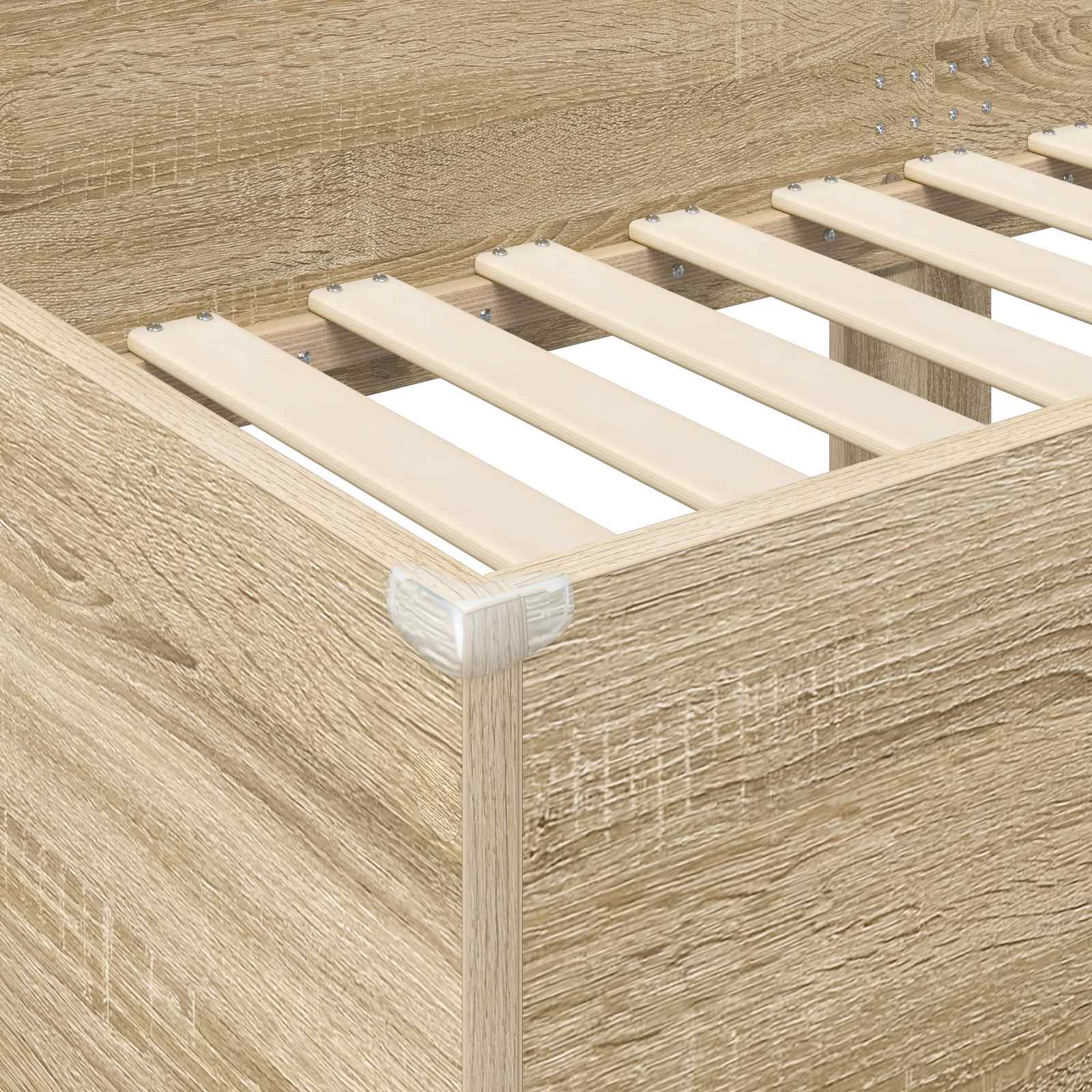 Κρεβάτι Κουκέτα για Παιδιά Δρύς Sonoma 100 x 200 cm - Pakobazaar