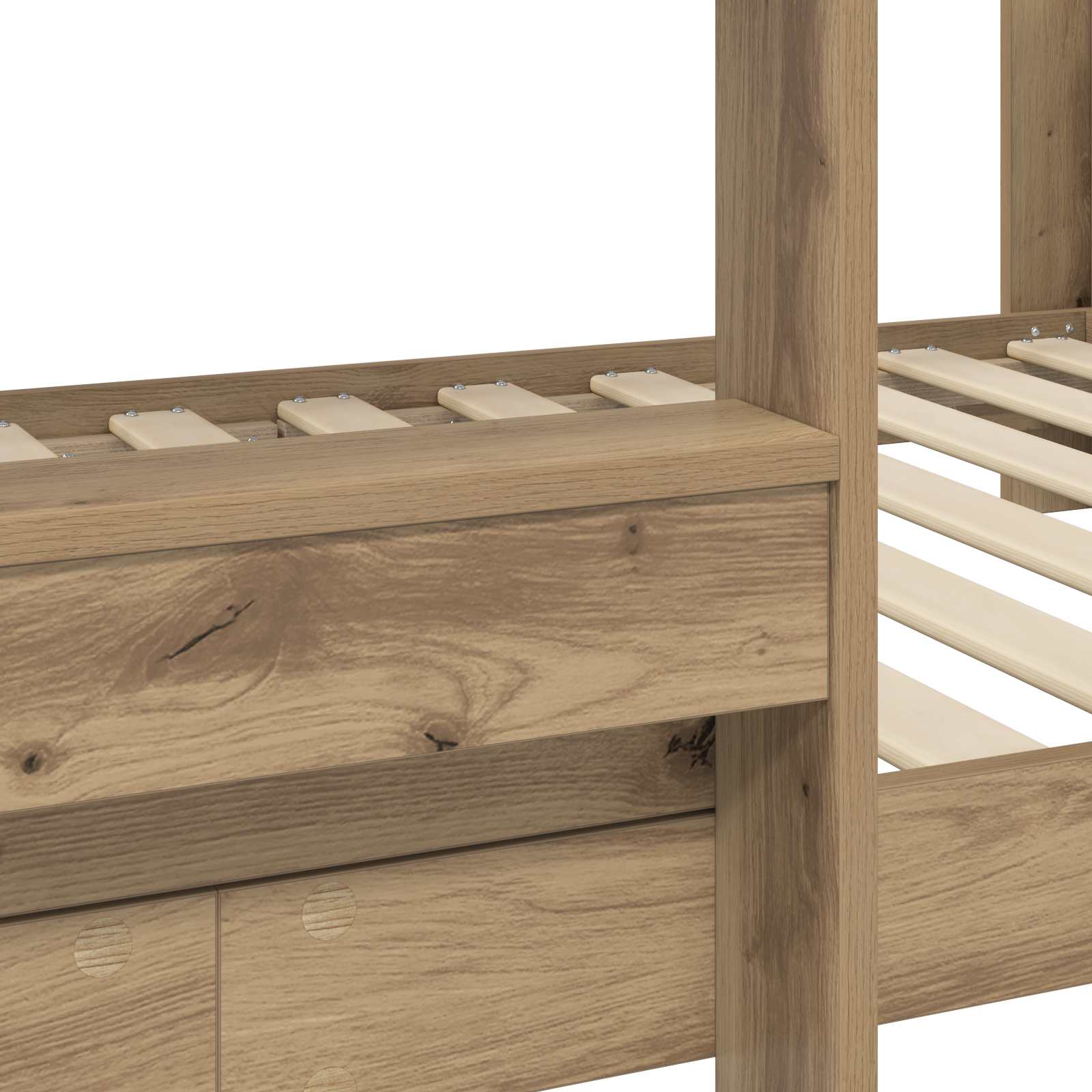 Κρεβάτι Κουκέτα για Παιδιά Artisan Oak 100 x 200 cm - Pakobazaar