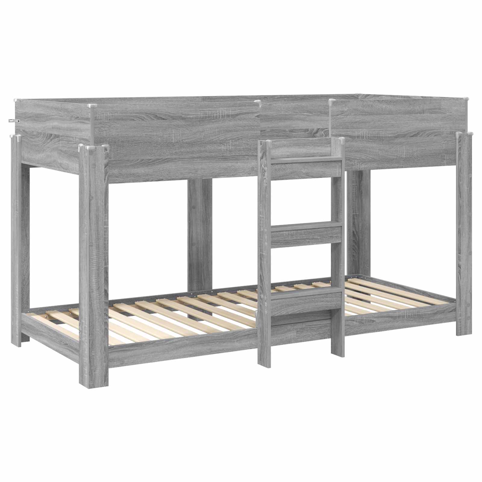 Κρεβάτι Κουκέτα για Παιδιά Γκρίζο Σονομα 90 x 200 cm - Pakobazaar