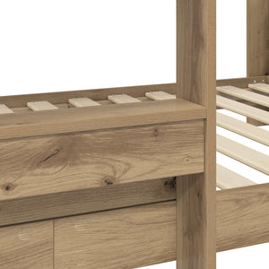 Κρεβάτι Κουκέτα για Παιδιά Artisan Oak 90 x 200 cm - Pakobazaar