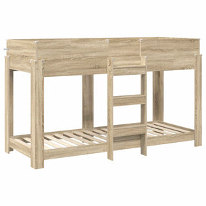 Κρεβάτι Κουκέτα για Παιδιά Δρύς Sonoma 75 x 190 cm - Pakobazaar