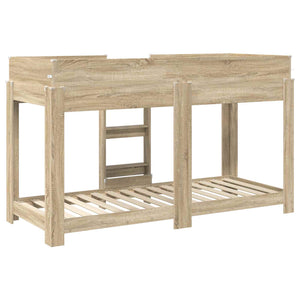 Κρεβάτι Κουκέτα για Παιδιά Δρύς Sonoma 75 x 190 cm - Pakobazaar