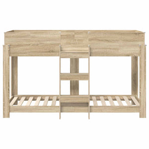 Κρεβάτι Κουκέτα για Παιδιά Δρύς Sonoma 75 x 190 cm - Pakobazaar