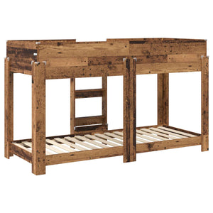 Κρεβάτι Κουκέτα για Παιδιά Παλιό ξύλο 75 x 190 cm - Pakobazaar