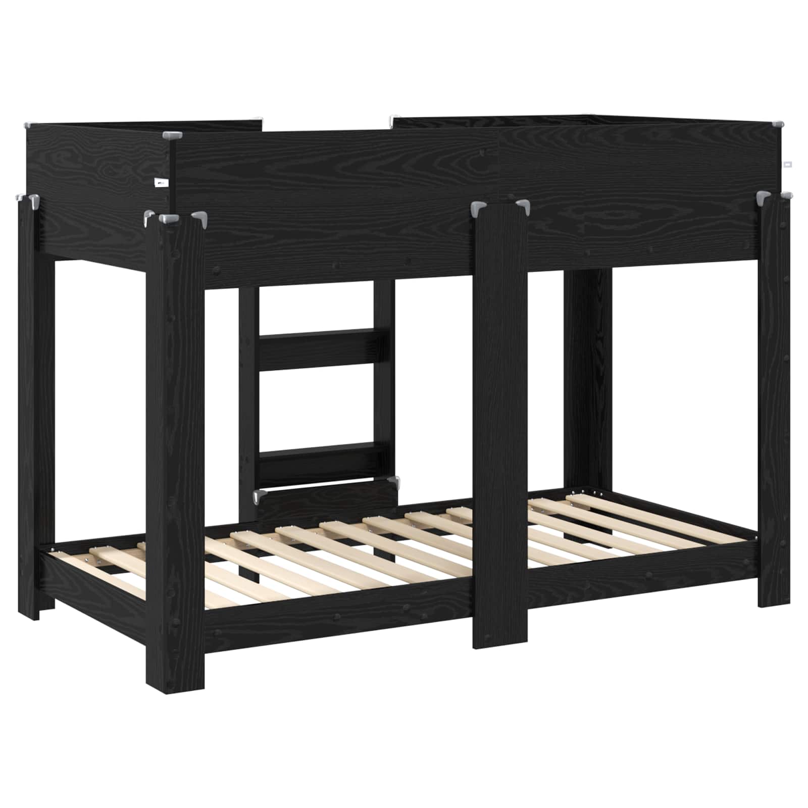 Κρεβάτι Κουκέτα για Παιδιά Μαύρη Οξυά 80 x 160 cm - Pakobazaar