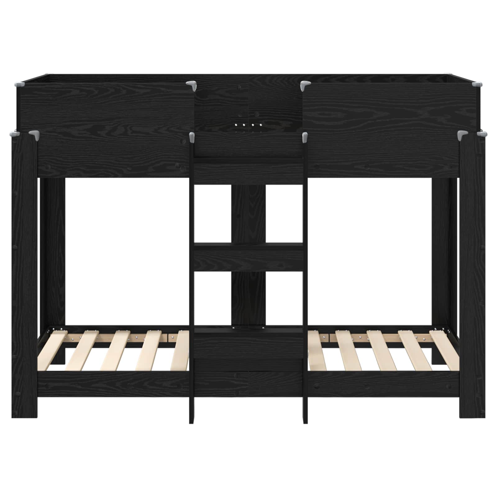 Κρεβάτι Κουκέτα για Παιδιά Μαύρη Οξυά 80 x 160 cm - Pakobazaar